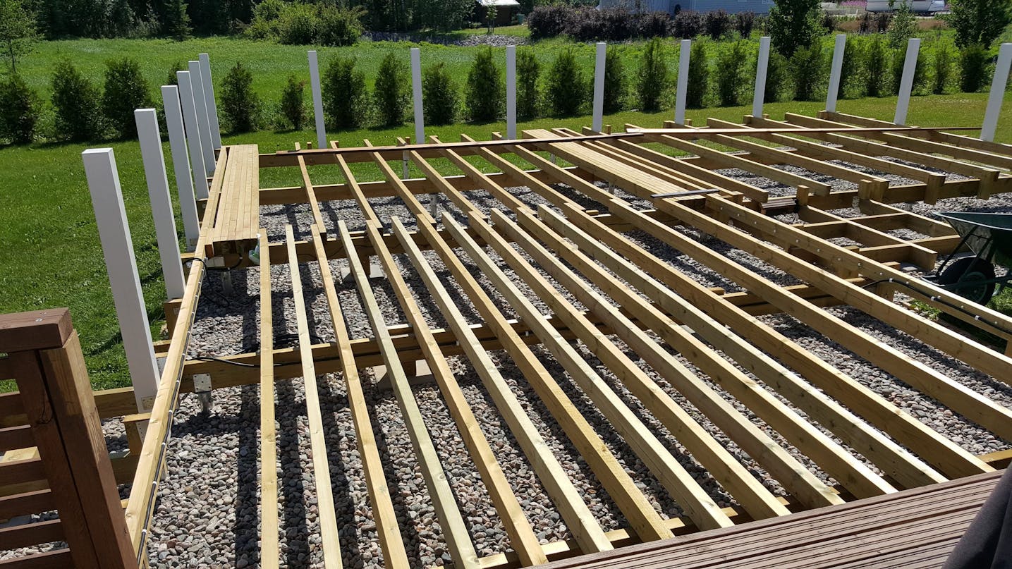 Udvidelse af terrasse med overdækning Udvidelse af terrasse med overdækning